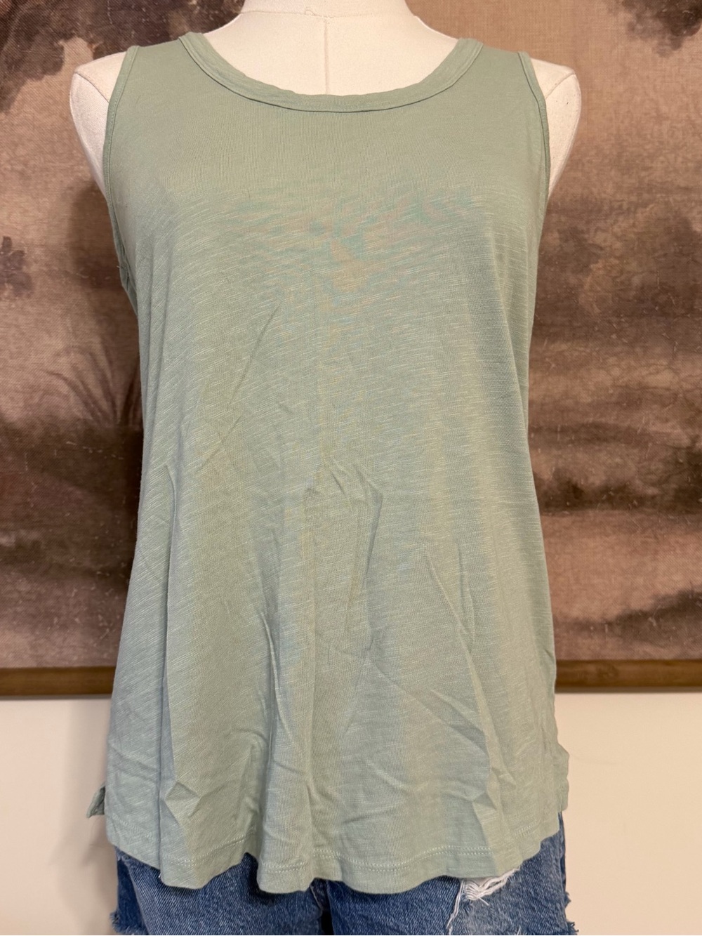Maurice’s 24/7 Everyday Scoop Neck Tank Top - Sage Green